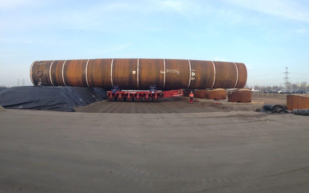 Eerste fundering windturbine gereed