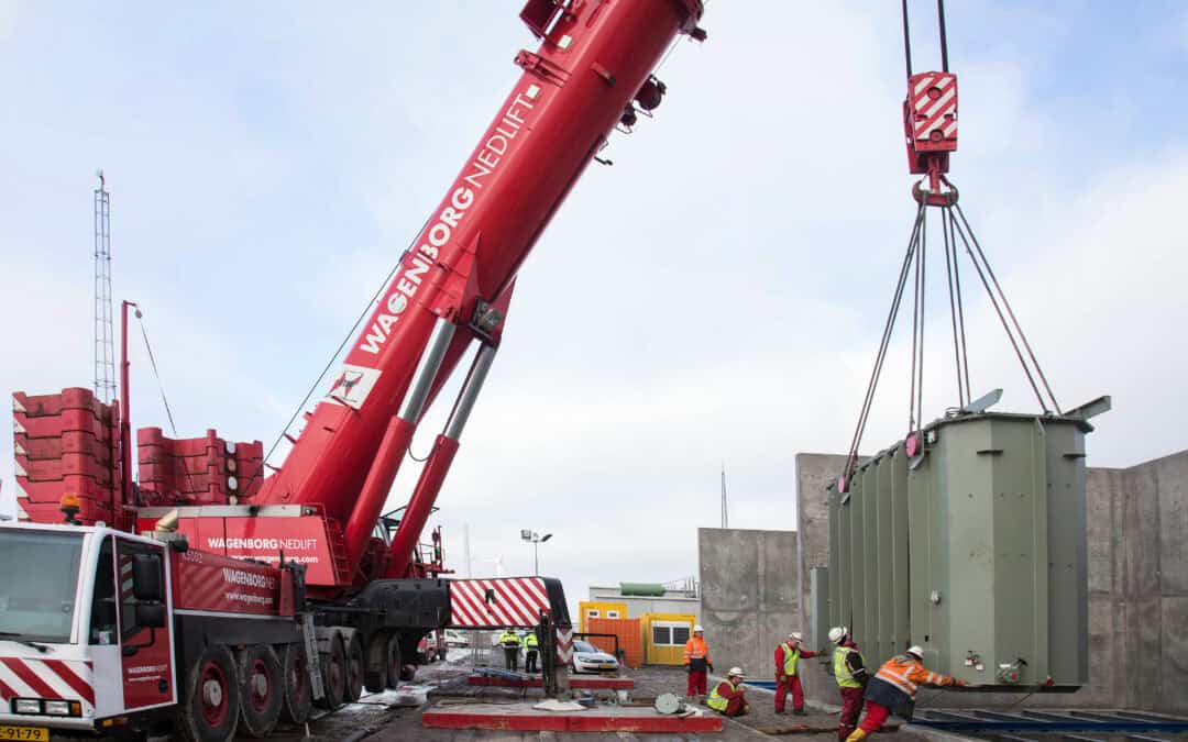 Transformatoren van Windpark Westermeerwind zijn geplaatst