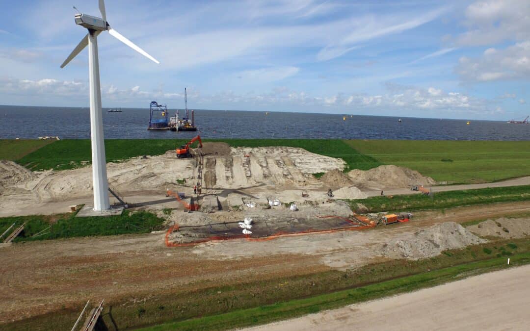 Vandaag is gestart met de installatie van de elektriciteitskabels