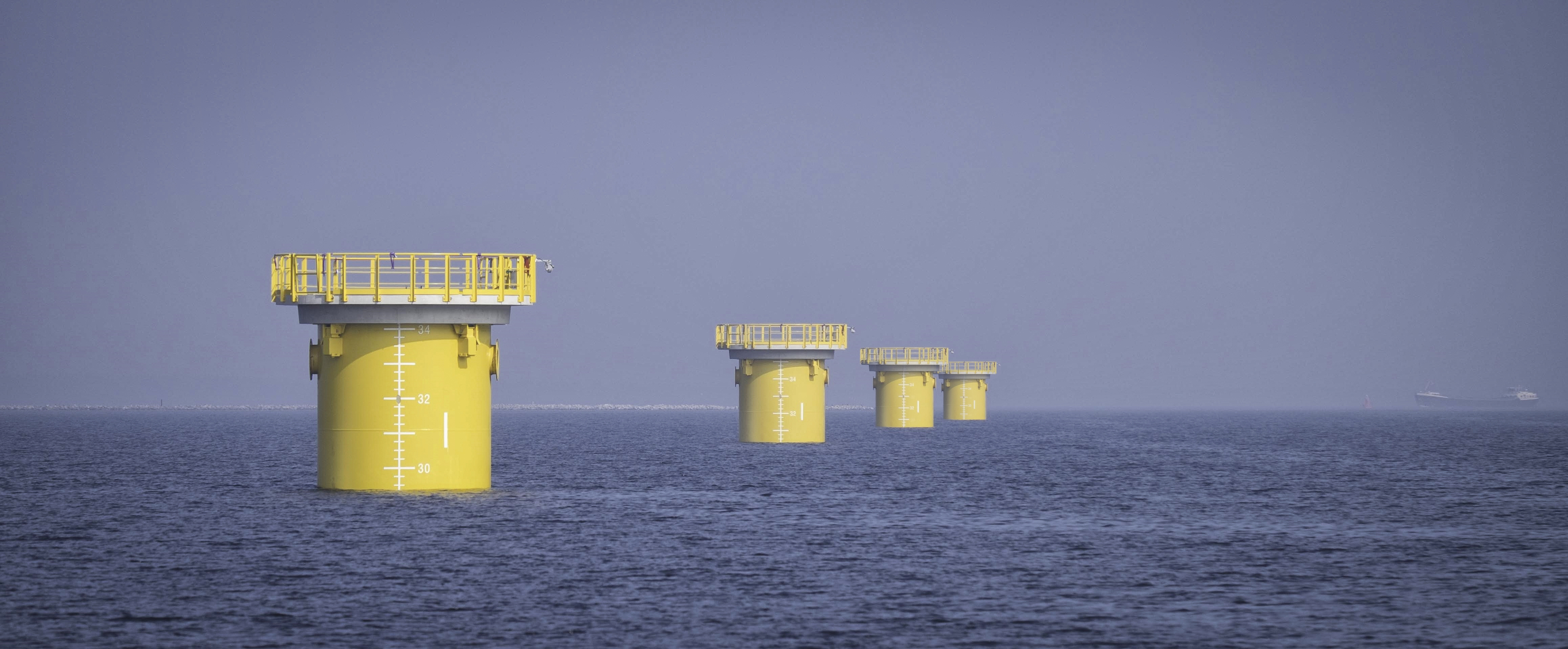 Last foundation pile installed for Westermeerwind nearshore wind farm