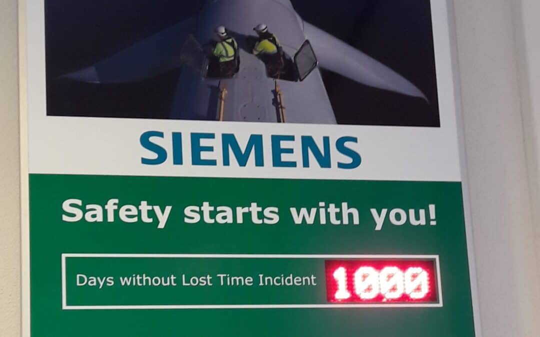 Windpark Westermeerwind 1000 dagen ongelukvrij!