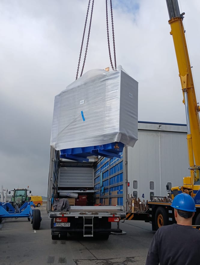 Werkzaamheden turbine 6: vervangen transformator